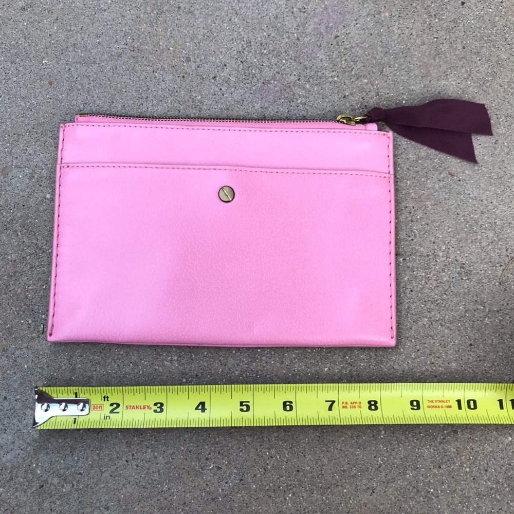 J Crew pink clutch or small purse bag.